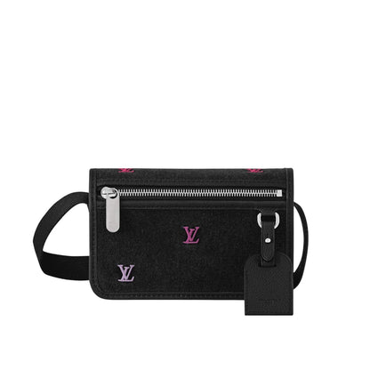 LOUIS VUITTON PORTEFEUILLE BOSPHORE WEARABLE BLACK 19CM M13963