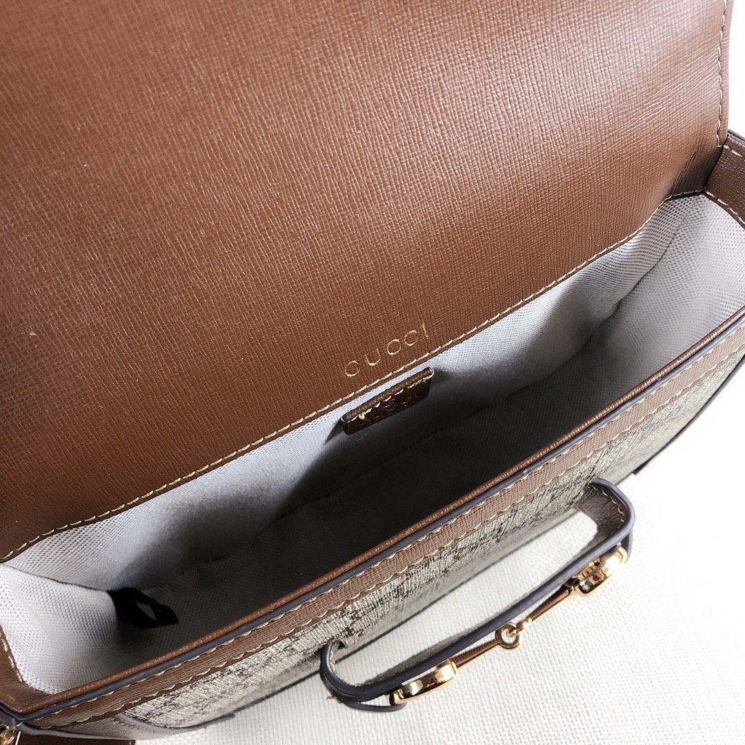 Gucci Womens Horsebit 1955 Shoulder bag