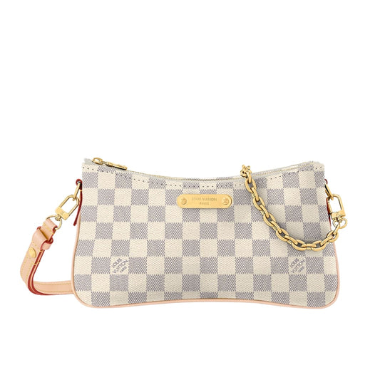 LOUIS VUITTON LIV POCHETTE DAMIER AZUR 24CM
