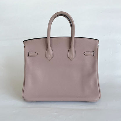 Hermès Glycine Evercolor Leather Gold Hardware Birkin 25 Bag