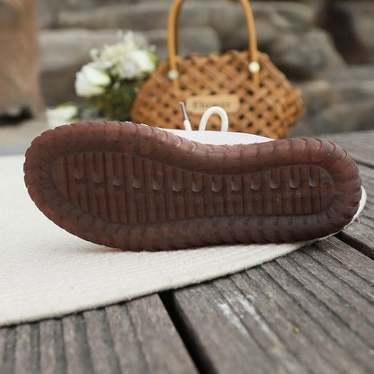 Retro Round Toe Lightweight Soft Sole Women's Shoes