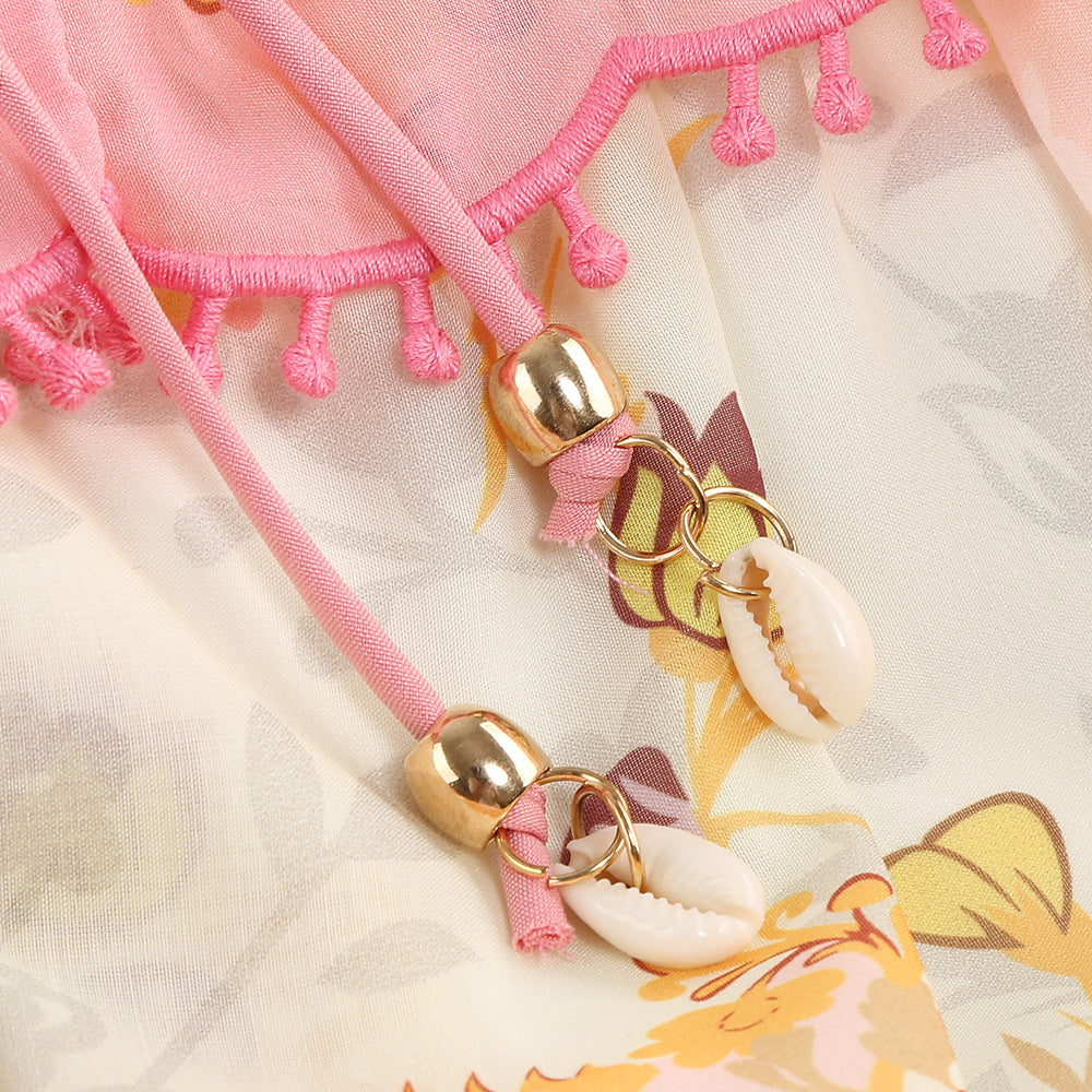 loveedsTM-Backless strappy slim waist cake dress