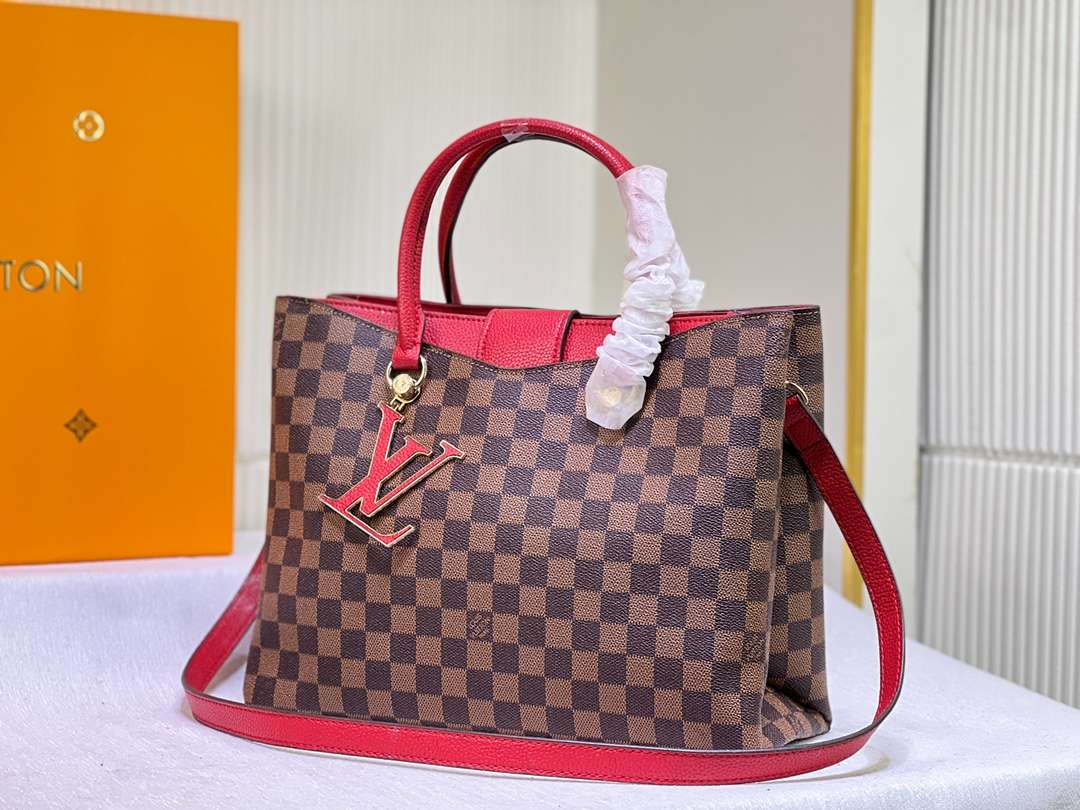 Louis Vuitton Damier Ebene Canvas Lv Riverside Tote