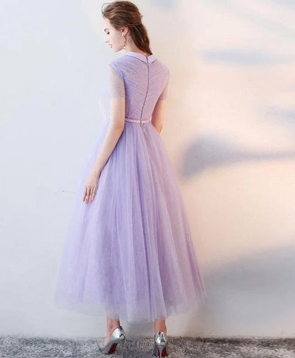 A Line Tulle Evening Dress, Graduation prom dress         cg23185