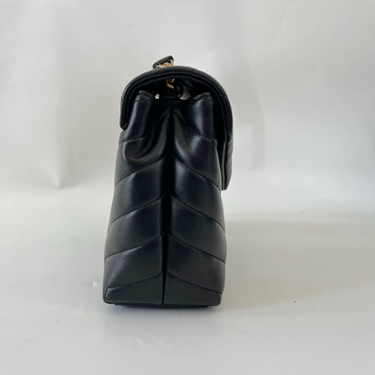 Saint Laurent black Loulou small chain bag