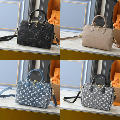 LOUIS VUITTON SPEEDY BANDOULIÈRE 25 BLACK 25CM M46736