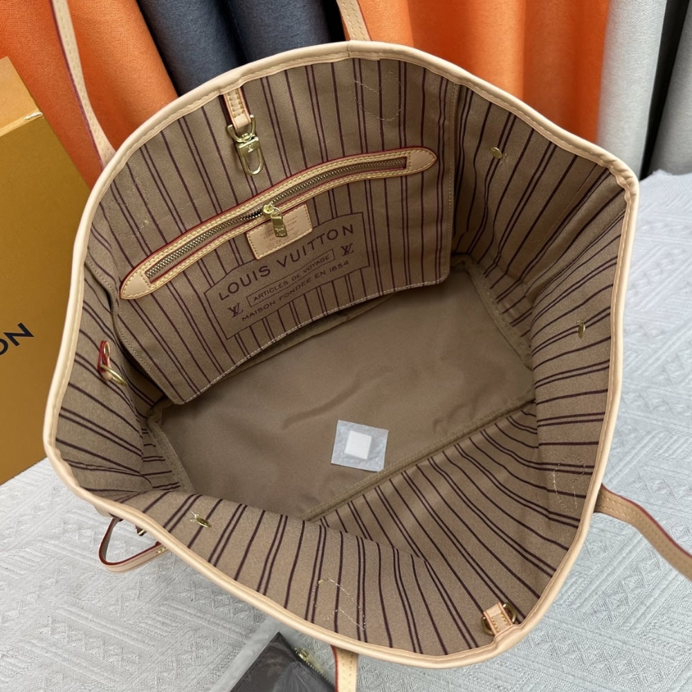 LOUIS VUITTON SAC NEVERFULL MM MON MONOGRAM BROWN 31CM P01926