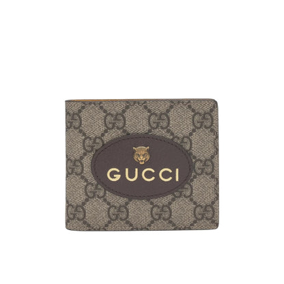 GUCCI NEO VINTAGE GG SUPREME WALLET BEIGE 12CM