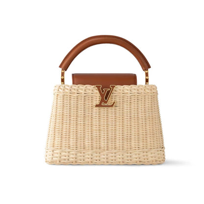 LOUIS VUITTON  CAPUCINES BB TAN BROWN 26CM M11617