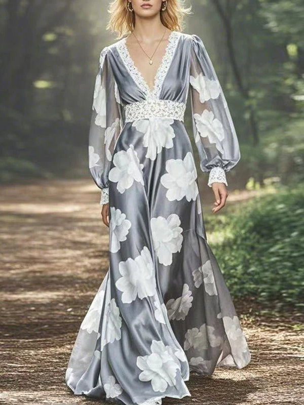 Lace Edge Temperament Vacation Women's Dress