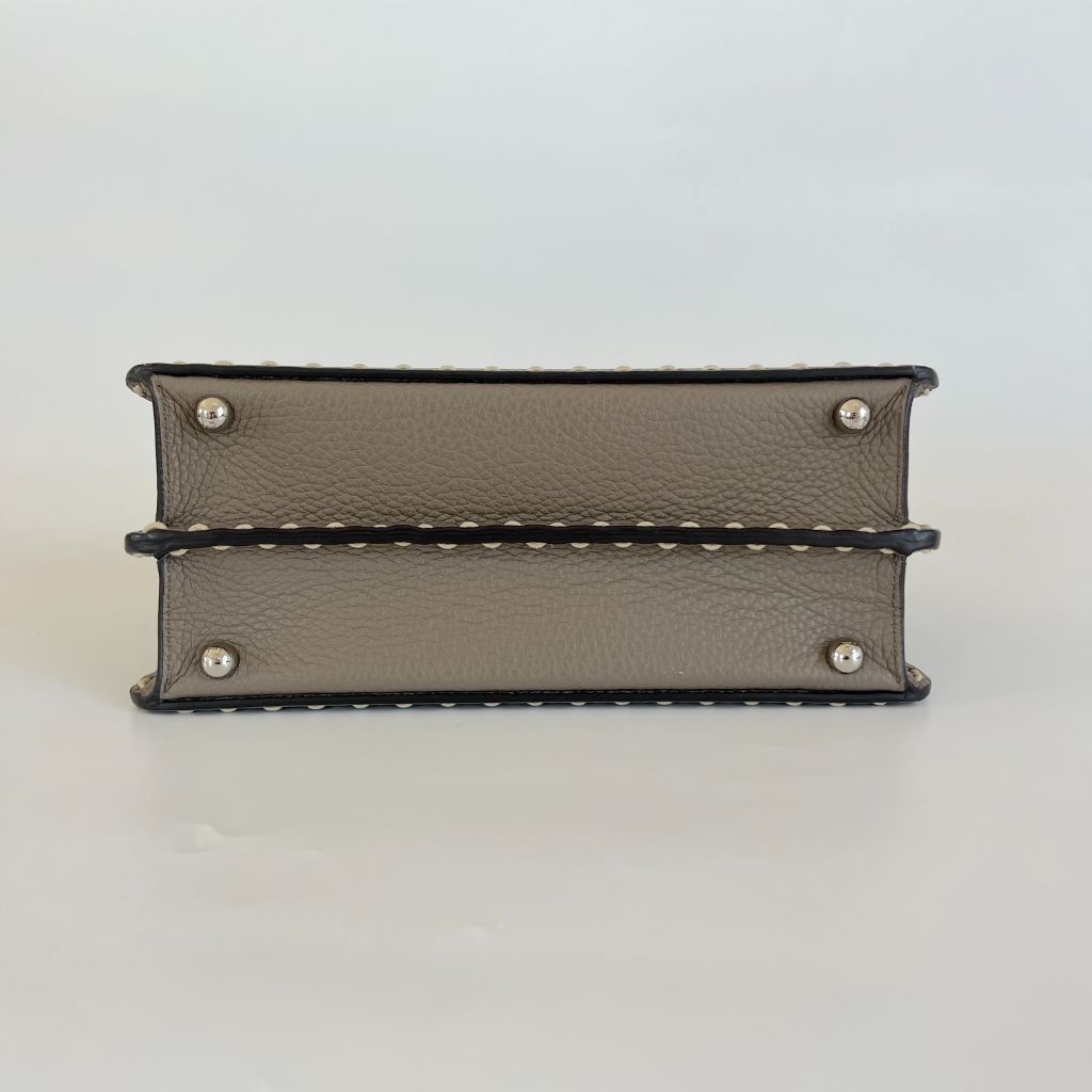 Fendi Peekaboo ISeeU Small Etoupe Selleria bag