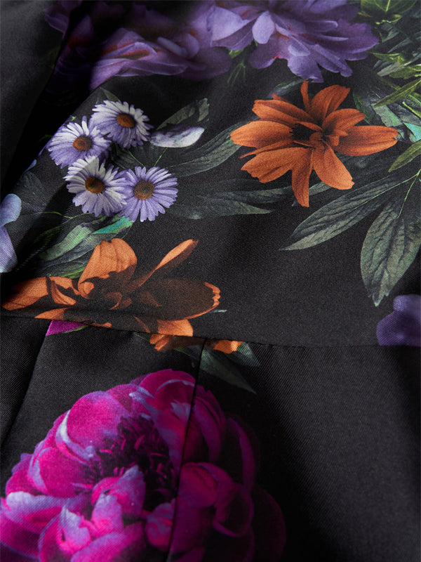 Sleeveless Printed Maxi Dress