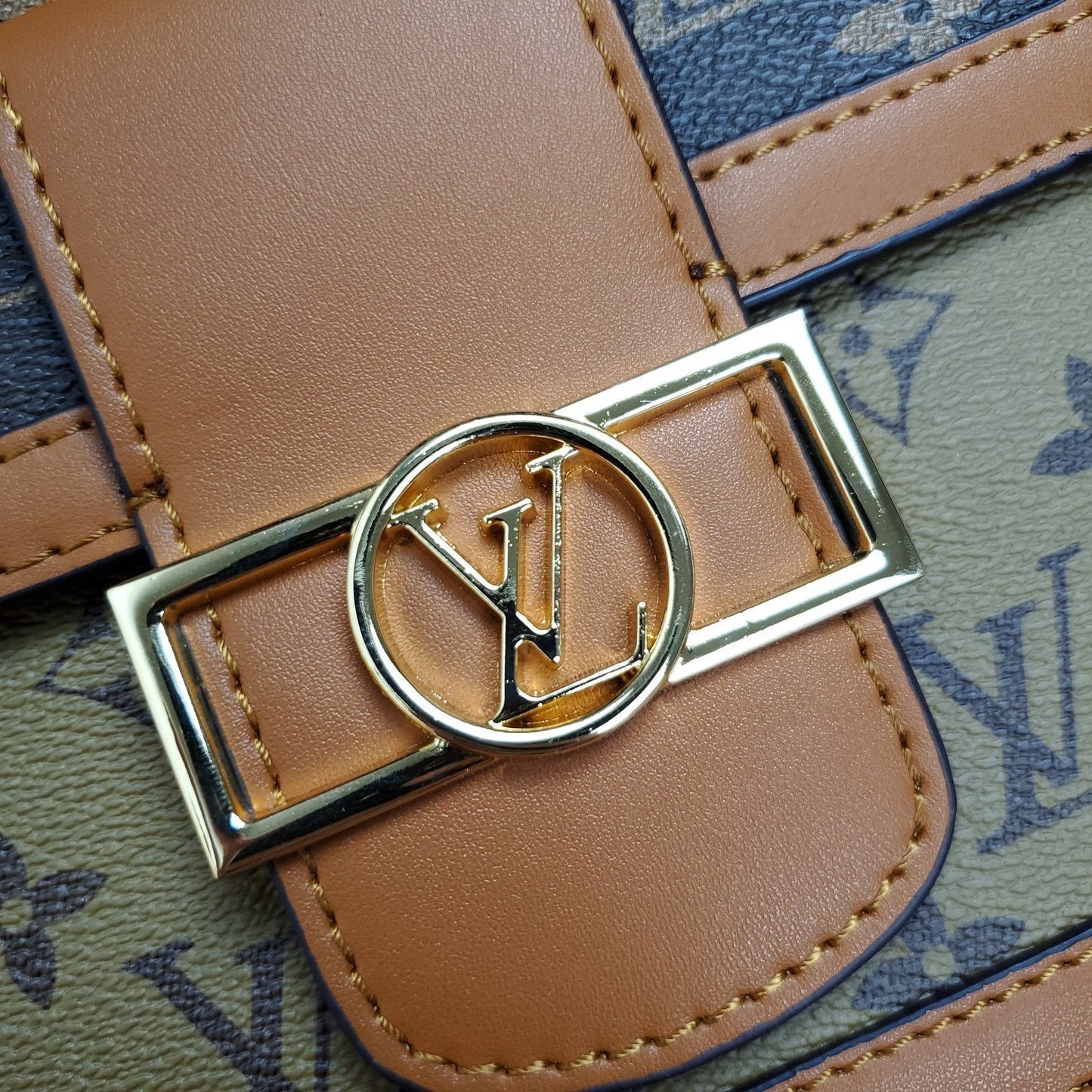 LOUIS VUITTON Dauphine MM Monogram Reverse Other Monogram Canva