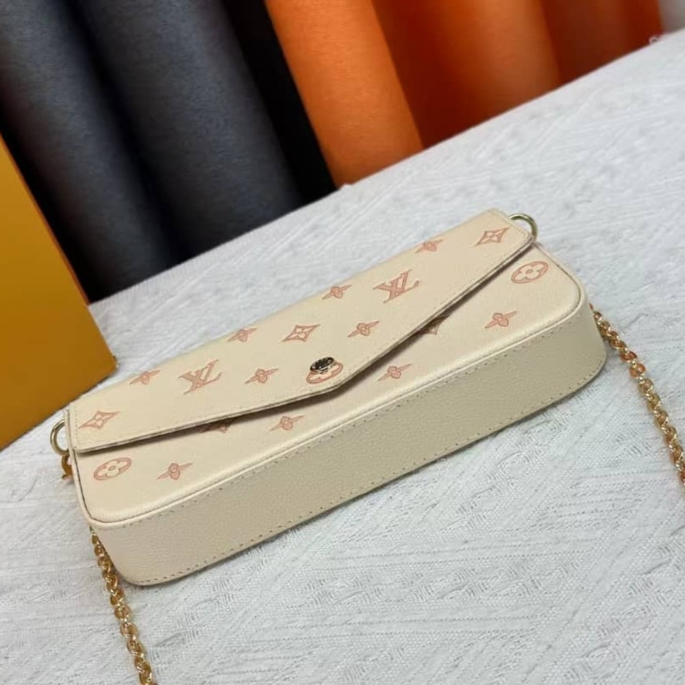 LOUIS VUITTON POCHETTE FÉLICIE BAG BICOLOR EDEN 21CM M14968