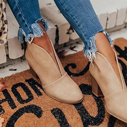 Women's Fashion Thick Heel Chic Boots