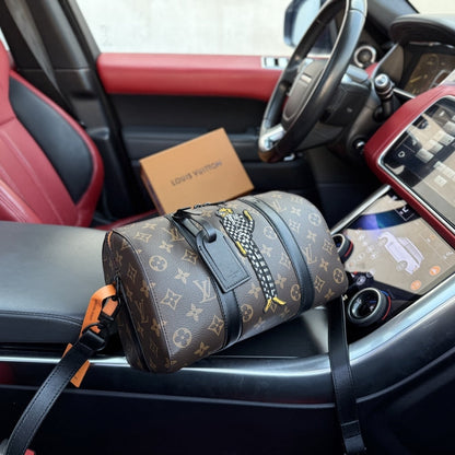 LOUIS VUITTON CITY KEEPALL BAG MONOGRAM CANVAS WITH LV FRIENDS PATCH 27CM