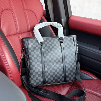 LOUIS VUITTON DAMIER GRAPHITE TADAO PM BLACK 34CM