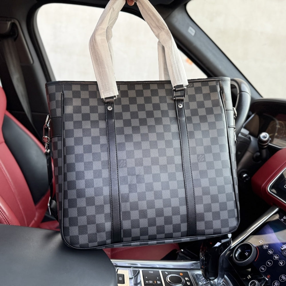 LOUIS VUITTON DAMIER GRAPHITE TADAO PM BLACK 34CM