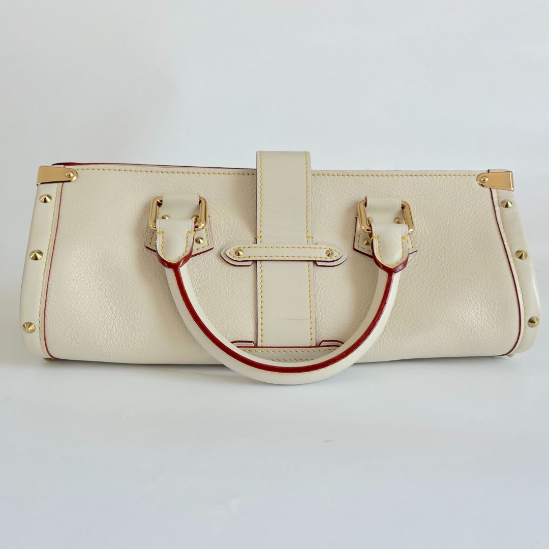 Louis Vuitton Epanoui PM cream leather tote bag