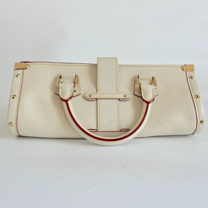 Louis Vuitton Epanoui PM cream leather tote bag