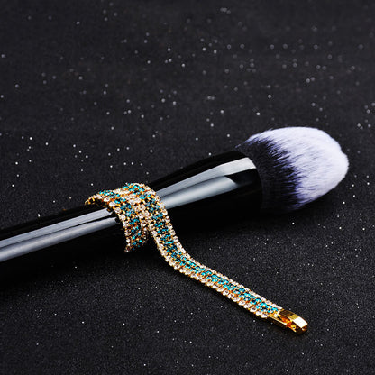 Crystal Gold Simple Full Diamonds Women's Bracelet