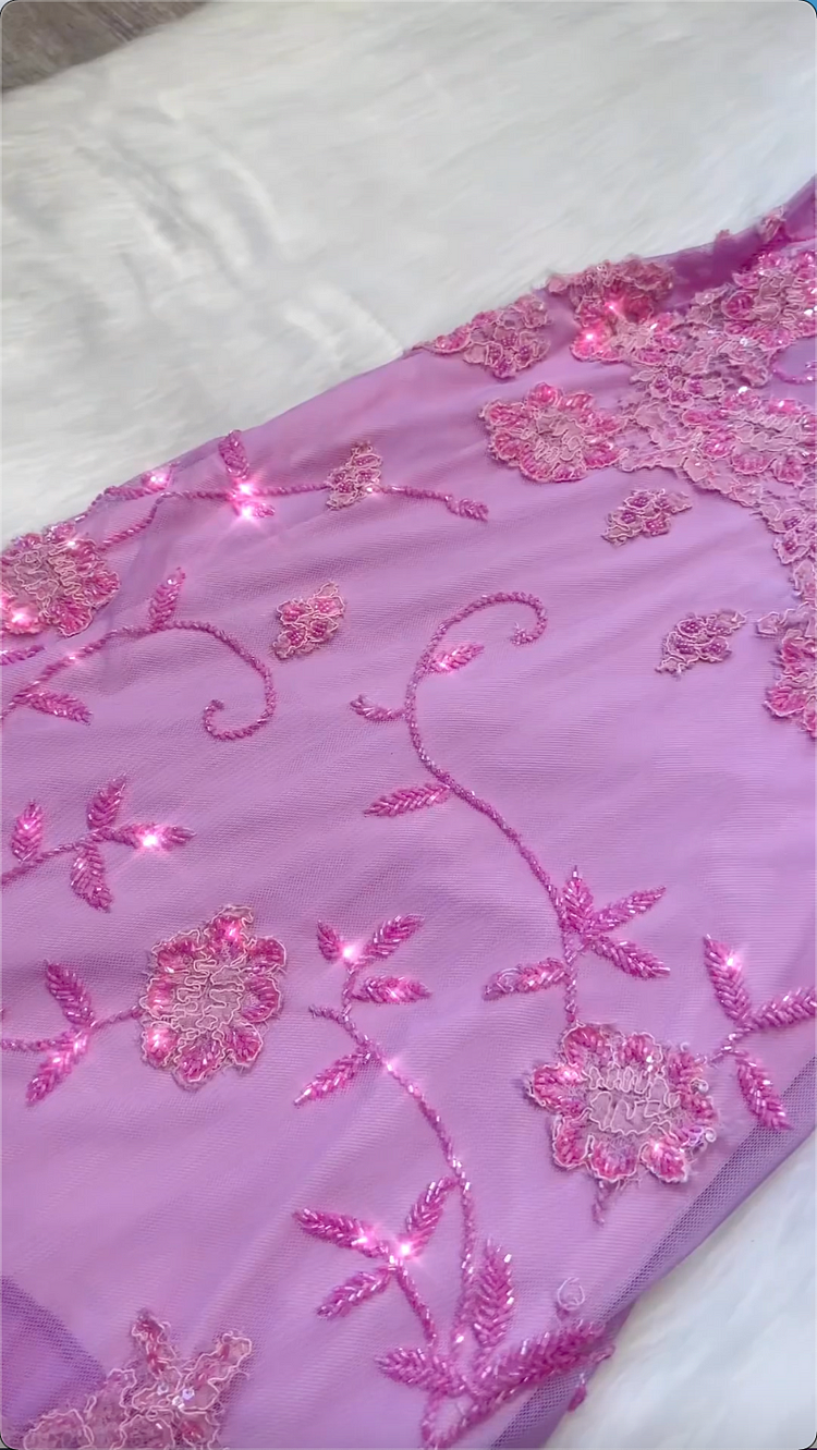 Beautiful A Line Spaghetti Straps Pink Long Prom Dresses Backless Tulle Evening Gowns P2315