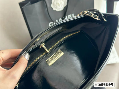 Chanel Classic 31 Black Tote Bag 36x30cm