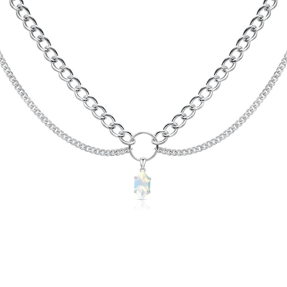 Fashion Multilayer Opal Necklace