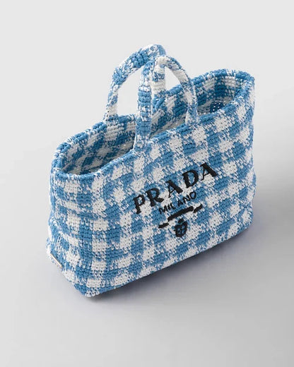PRADA  Large crochet tote bag
