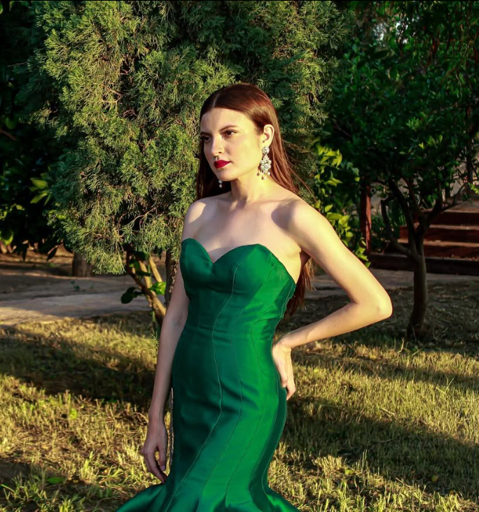 Charming Mermaid Sweetheart Ruffle Green Satin Long Prom Dress Evening Dress SH2011