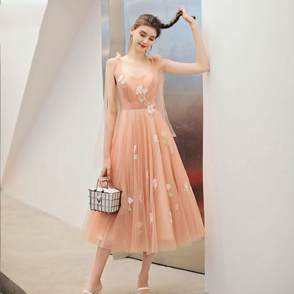 Cute sweetheart neck tulle short prom dress, homecoming dress  8052
