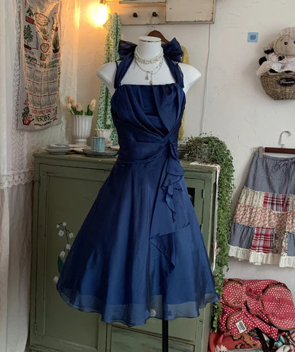 Blue Sparkly Sweet Elegant Short Chiffon Tulle Homecoming Dresses Evening Dresses Birthday Party Dresses Prom Dresses Prom Dresses gh3921