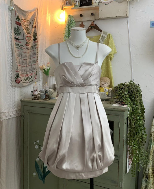 Champagne cute sweet short elegant bud dress homecoming dress birthday party dress prom dress evening dress prom dress gh3920
