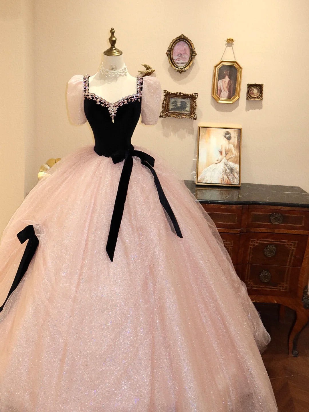 Pink Sweet Cute Fashionable Elegant Long Tulle Prom Dress Evening Dress Prom Dress Graduation Dress Birthday Dress gh4242