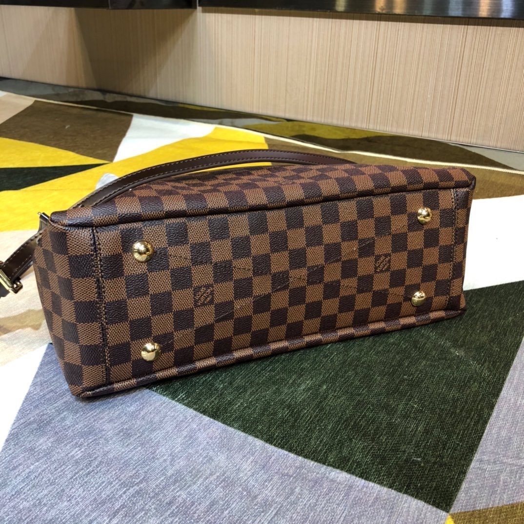 Louis Vuitton Damier Limington Brown N40023 Women’s Canvas Handbag