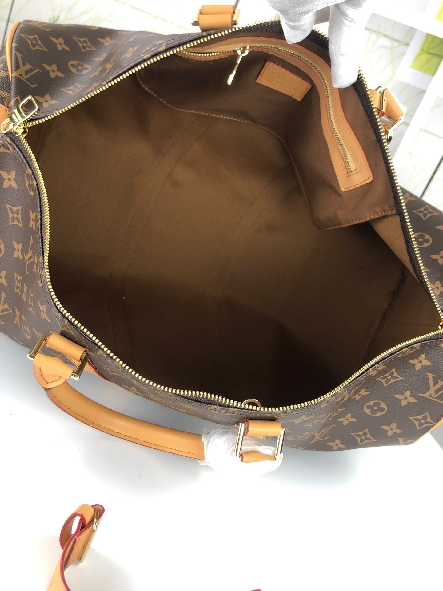 Louis Vuitton Monogram Keepall Bandouliere 60 Travel Bag