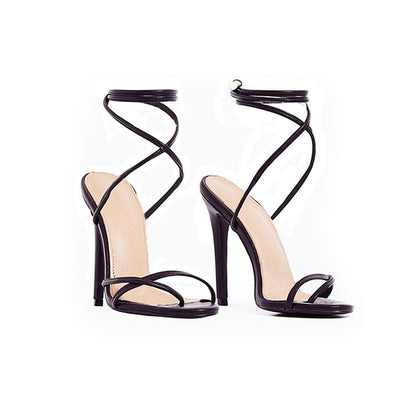 Summer open toe women's stiletto sandals
