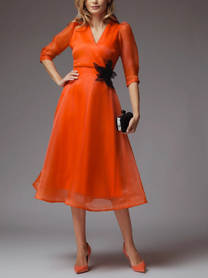 Temperament Organza Elegant Women's Dress