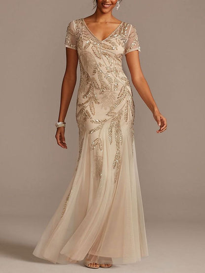Graceful and elegant wedding ladies' dress