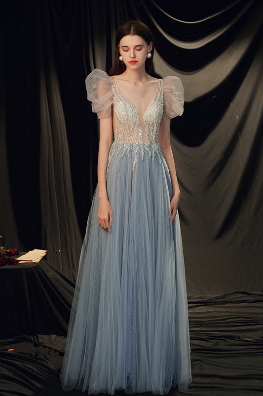 loveedsTM-Starry sky basket banquet temperament evening dress
