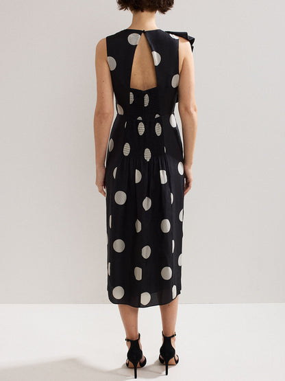 A-line Silhouette With Ruffles Women's Dress