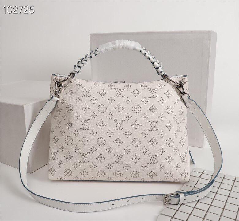 Louis Vuitton Monogram Mahina Beaubourg Mm Hobo