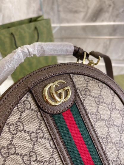 Gucci Ophidia GG mini round Shoulder bag women