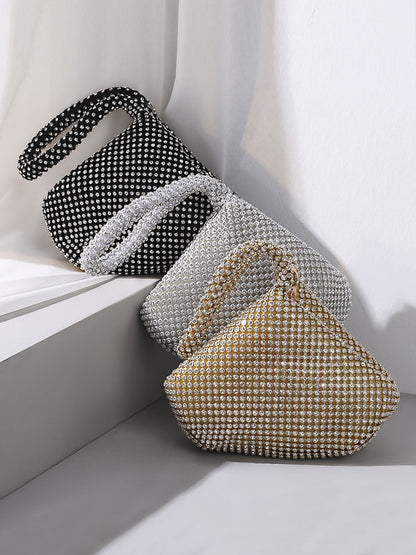 Handmade Rhinestone Clutch Party Bag