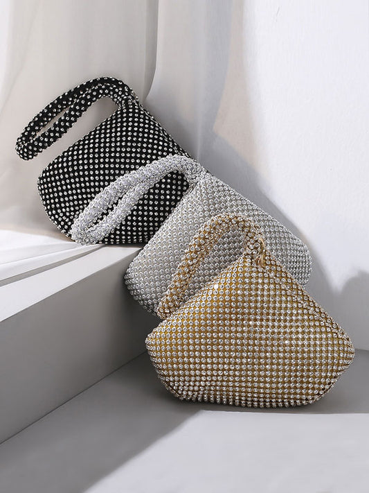 Handmade Rhinestone Clutch Party Bag