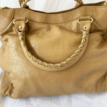 Balenciaga Classic Velo Tan City Bag
