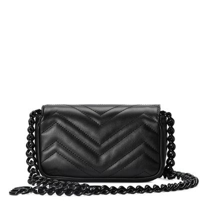 Gucci – GG Marmont Belt Bag – (Black)