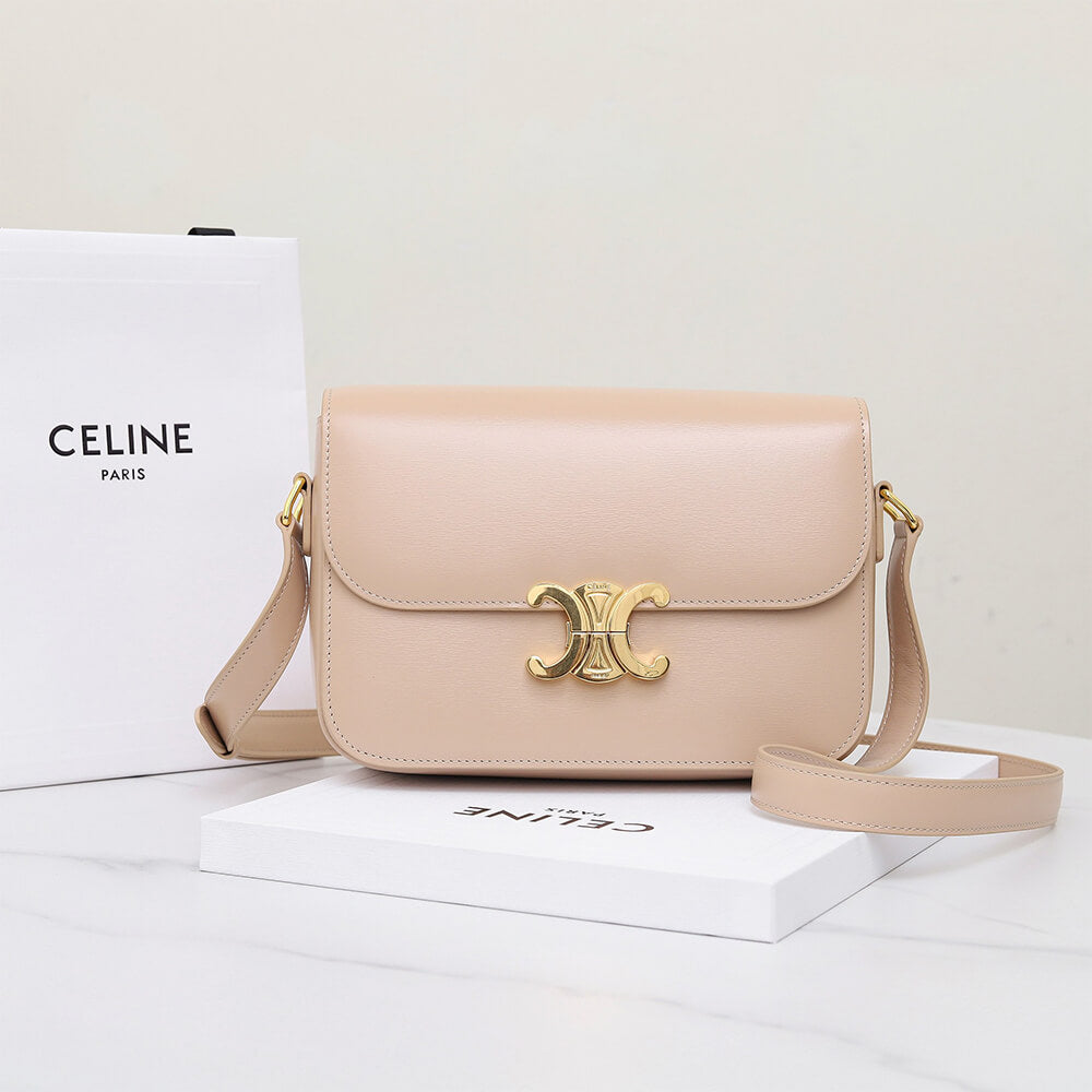 CELINE CLASSIQUE TRIOMPHE BAG in shiny calfskin