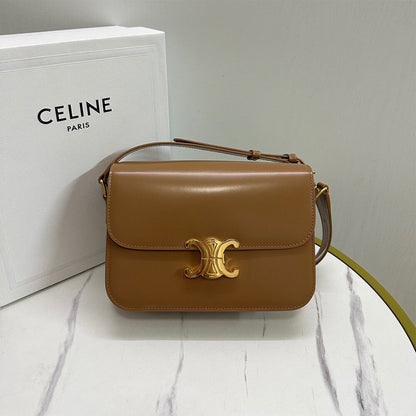 CELINE CLASSIQUE TRIOMPHE BAG in shiny calfskin