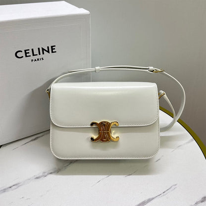 CELINE CLASSIQUE TRIOMPHE BAG in shiny calfskin